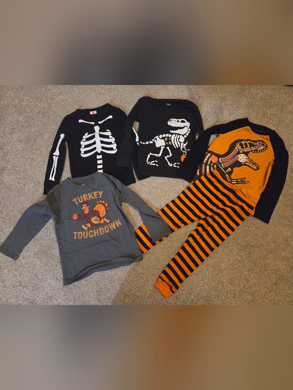 Kids Halloween Long Sleeve Tees